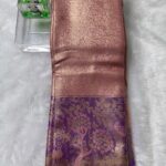 Premium kachipuram pattu with meenakaari border