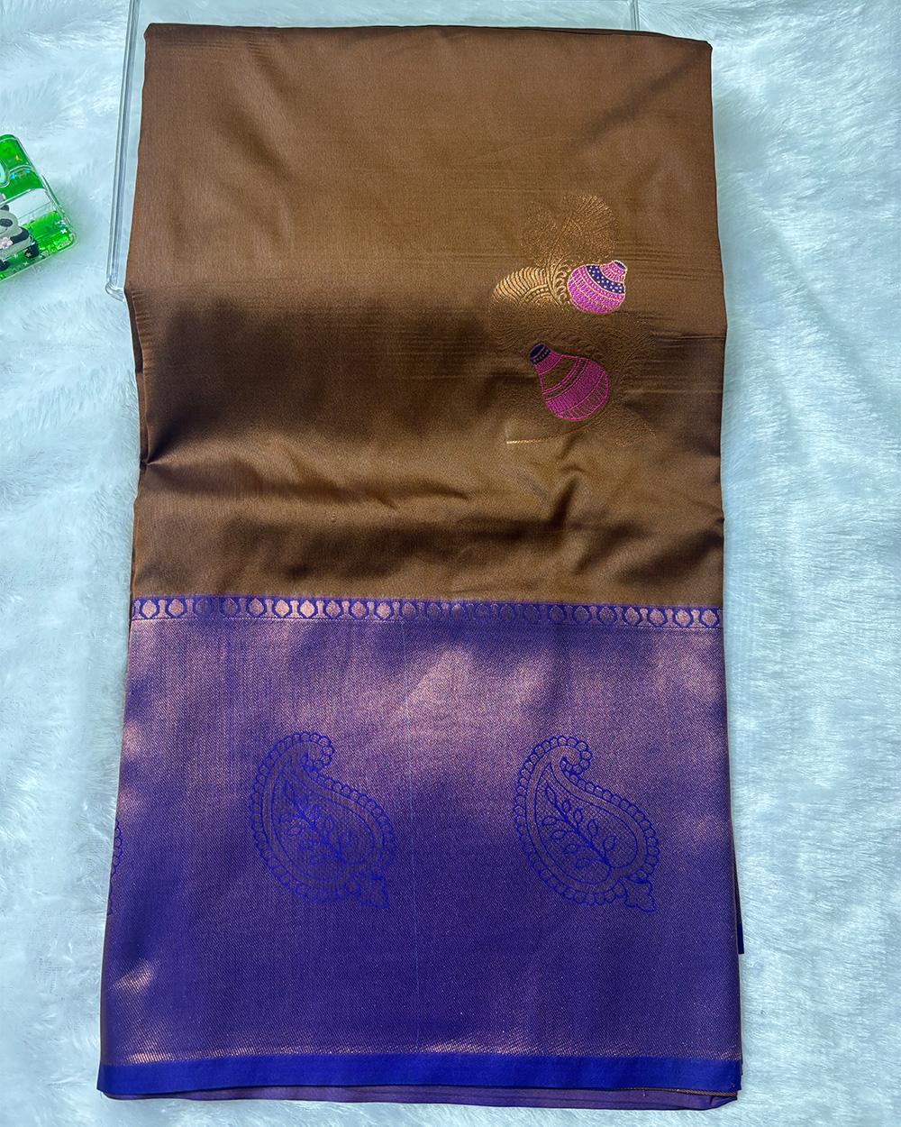 Semi Light Weight Pattu Saree - Image 3