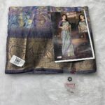 Chinon Chiffon Saree with Rainbow Design